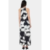 A line Maxi Elbise Halter Yaka Dokuma Polyester Yazlık Premium Kalite Profesyonel Görünüm