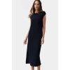 Akrilik Pamuk Triko Maxi Elbise Rahat Günlük Kullanım İçin Şık Görünüm Trend Tasarım Modern Stil