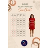 Aksesuar Detaylı Belden Açılan Etekli Maxi Boy Polyester Aerobin Dokuma Elbise Rahat Kullanım