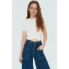 Asimetrik Kesim Örme Bluz Polyester Kumaş Kemersiz Rahat Kullanım Zarifane Tasarım