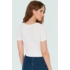 Asimetrik Kesim Örme Bluz Polyester Kumaş Kemersiz Rahat Kullanım Zarifane Tasarım