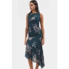 Asimetrik Midi Bodycon Elbise Örme Polyester Yazlık Günlük Dayanıklı Malzeme Premium Kalite