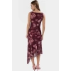Asimetrik Midi Bodycon Elbise Örme Polyester Yazlık Günlük Dayanıklı Malzeme Premium Kalite