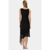 Asimetrik Midi Bodycon Elbise Örme Polyester Yazlık Günlük Dayanıklı Malzeme Premium Kalite