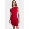 Asimetrik Yaka Mini Bodycon Dokuma Elbise Yazlık Şık Özenle Seçilmiş Dayanıklı Malzeme