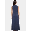 Astarlı A Line Gofre Dokulu Polyester Maxi Elbise Rahat Günlük Stil Kullanım İçin