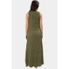 Astarlı A Line Gofre Dokulu Polyester Maxi Elbise Rahat Günlük Stil Kullanım İçin