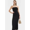 Astarlı Bodycon Örme Maxi Elbise Straplez Rahat Şık Yazlık Zarifane Tasarım Premium Kalite