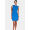 Bisiklet Yaka Kolsuz Mini Elbise Bodycon Kalıp Örme Kumaş Dayanıklı Malzeme Trend Tasarım