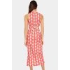 Bodycon Kalıp Midi Elbise Örme Kumaş Choker Yaka Günlük Şık Görünüm Trend Tasarım Seçkin Malzeme