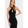 Bodycon Midi Elbise Örme Kumaş Boyundan Bağlamalı Yazlık Premium Kalite Özel Tasarım