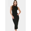 Bodycon Midi Elbise Örme Kumaş Büzgülü Kollar Nefes Alabilir Pamuk Rahat Ve Şık Modern Stil