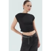 Büzgülü Detaylı Örme Bluz Yazın Rahatlığı ve Şıklığı Profesyonel Görünüm Modern Stil