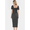 Çiçek Desenli Bodycon Midi Elbise Rahat Ve Şık Günlük Stil Kullanım İçin Özenle Seçilmiş
