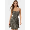 Çiçekli Mini Elbise Örme Kumaş Bodycon Kalıp Günlük Tarz Uzun Ömürlü Özenle Seçilmiş