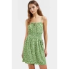 Çiçekli Mini Elbise Örme Kumaş Bodycon Kalıp Günlük Tarz Uzun Ömürlü Özenle Seçilmiş