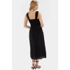 Cool & Comfort Elbise  Polyester Midi Boy Gipeli Detay Seçkin Malzeme Konforlu Kesim