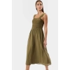 Cool & Comfort Elbise  Polyester Midi Boy Gipeli Detay Seçkin Malzeme Konforlu Kesim