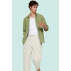 Cool & Comfort Erkek Gömleği Pamuk Keten Dokuma Günlük Ve İş Hayatı Yaz Aylarının Vazgeçilmezi