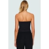 Crop Bluz İnce Askılı Kare Yaka Dokuma Polyester Yazlık Kaliteli İşçilik Trend Tasarım