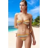 Desenli Straplez Bikini Takımı Premium Kalite Şık Detaylı Ergonomik Kesim Plaj Ve Havuz İçin