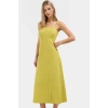 Dokuma Pamuk Keten Maxi Elbise A line Kesim Kolsuz Modern Stil Rahat Kullanım