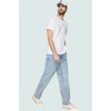 Erkek Baggy 90s Straight Fit Kot Pantolon Normal Bel Denim Günlük Kombinler Modern Tasarım