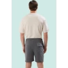 Erkek Baskılı Şort; Kısa Boy Straight Kalıp Çift Cepli Rahat Günlük Yaz Aylarının Vazgeçilmezi