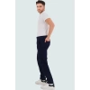 Erkek Casual Chino Pantolon Boru Paça Cigarette Kalıp Pamuk Günlük Kullanım Modern Tasarım