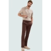 Erkek Casual Chino Pantolon Boru Paça Cigarette Kalıp Pamuk Günlük Kullanım Modern Tasarım