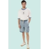 Erkek Denim Kot Şort Relaxed Kalıp Geniş Paça Pamuklu Yaz Aylarının Vazgeçilmezi Günlük Kullanım