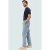 Erkek Denim Pantolon Regular Fit Bol Paça Pamuk Günlük Stil Hafta Sonu Yaz Aylarının Vazgeçilmezi