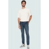 Erkek Denim Skinny Fit Kot Pantolon Pamuk Esnek Kumaş Günlük Şıklık Yaz Aylarının Vazgeçilmezi