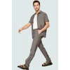 Erkek Dokuma Pantolon Normal Bel Regular Fit Rahat Günlük Kullanım İçin Yaz Aylarının Vazgeçilmezi