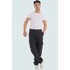 Erkek Gabardin Bol Kesim Kargo Pantolon Pamuklu Günlük Kullanım için Rahat Kaliteli Malzeme