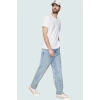 Erkek Geniş Paça Denim Kot Pantolon Casual Baggy Kalıp Günlük Kullanım Yaz Aylarının Vazgeçilmezi