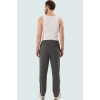 Erkek Geniş Paça Örme Pantolon Rahat Kesim Günlük Kullanım İçin Dokulu Kumaş Modern Tasarım