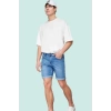 Erkek Günlük Kombinlere Uygun Denim Şort; Slim Fit Dar Paça Pamuk Yaz Aylarının Vazgeçilmezi