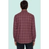 Erkek Günlük Kullanım İçin Kareli Flanel Gömlek Regular Fit Pamuk Yaz Aylarının Vazgeçilmezi
