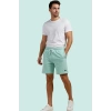 Erkek Kapri Boy Geometrik Baskılı Şort Normal Bel Polyester Rahat Yaz Stilin Buluştuğu Yer