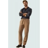 Erkek Keten Pantolon Yüksek Bel Straight Günlük Stil Hafta Sonu Yaz Aylarının Vazgeçilmezi