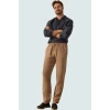 Erkek Keten Pantolon Yüksek Bel Straight Günlük Stil Hafta Sonu Yaz Aylarının Vazgeçilmezi