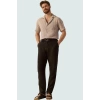 Erkek Keten Straight Siluet Boru Paça Uzun Pantolon Günlük Kullanım Yaz Aylarının Vazgeçilmezi