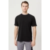 Erkek Khaki O Yaka Tshirt 92 Pamuk Morina shirt Nefes Alabilir Rahat Kesim