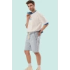 Erkek Kısa Boy Denim Şort Straight Kalıp Pamuk Casual Yaz Stilleri İçin Stilin Buluştuğu Yer