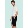 Erkek Kısa Boy Gabardin Şort Cep Detaylı Rahat Kalıp Yazlık Günlük Kullanım Modern Tasarım