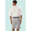 Erkek Kısa Boy Relaxed Fit Örme Şort 2li Paket Günlük Rahatlık Hafta Sonu Kaliteli Malzeme