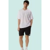 Erkek Kısa Boy Straight Şort Normal Bel Çok Rahat Günlük Spor Hafta Sonu Dayanıklı Malzeme