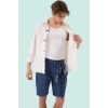 Erkek Kısa Denim Şort Pamuk Stretch Kumaşlı Casual Yaz Günlük Kullanım Stilin Buluştuğu Yer