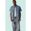 Erkek Kısa Kollu Pamuklu Denim Gömlek Regular Fit Günlük Kombinler İçin Yaz Aylarının Vazgeçilmezi